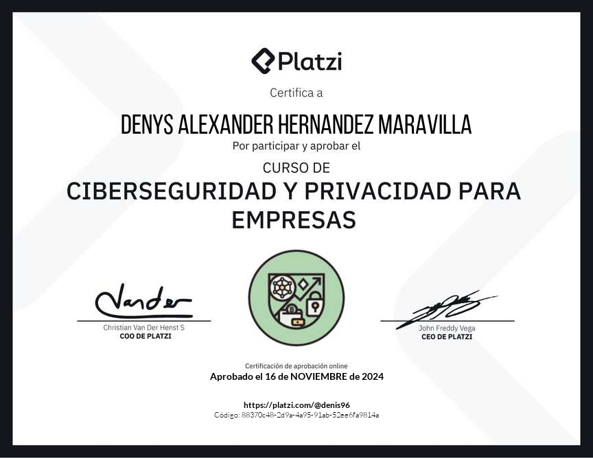 Certificado 2