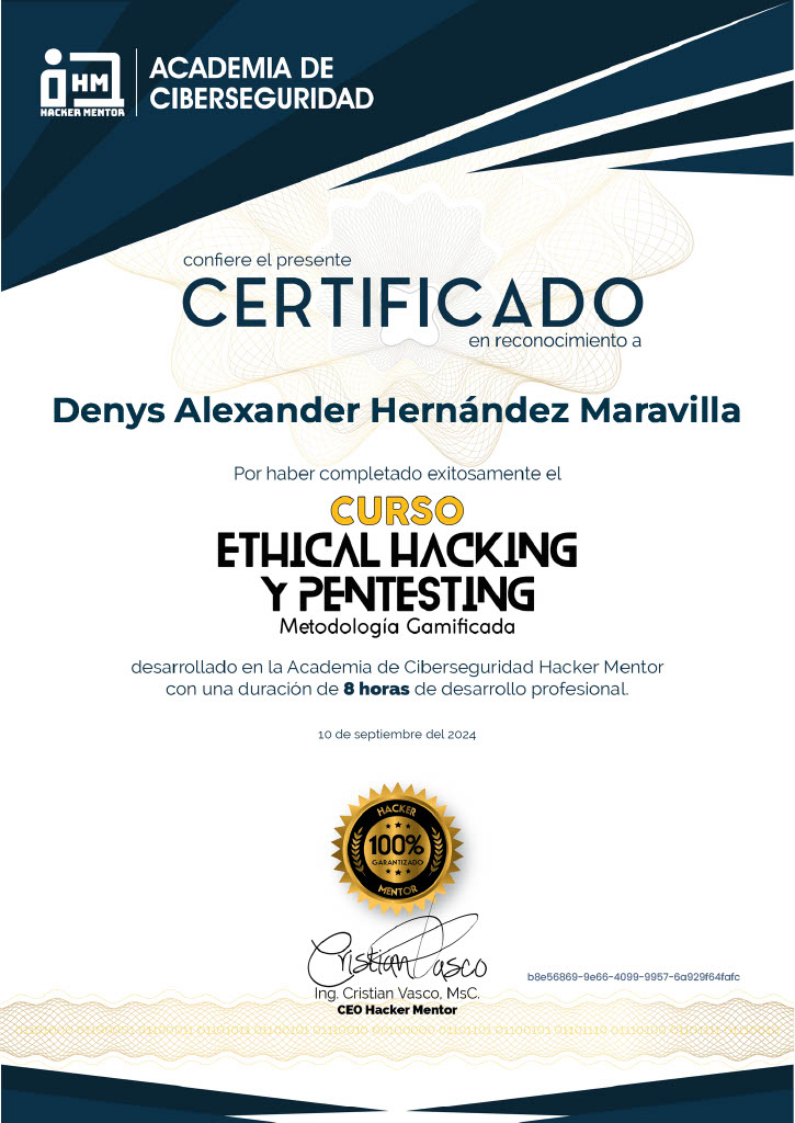 Certificado 2