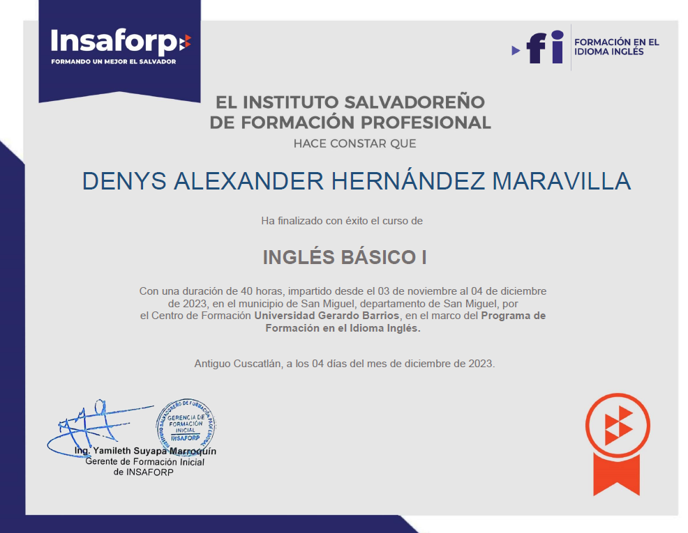 Certificado 3