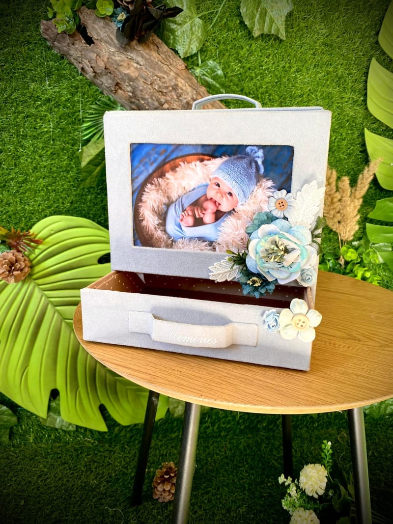 Фотобокс в синьо