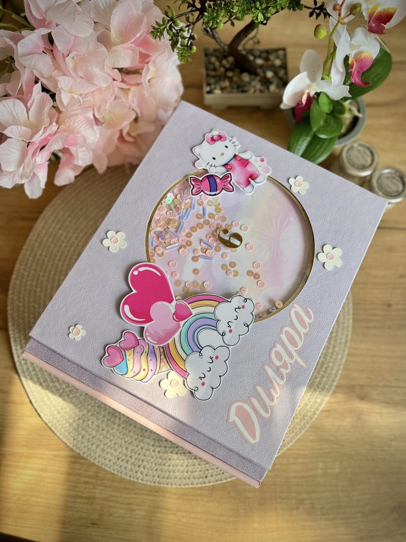 Хелоу Кити в лилаво