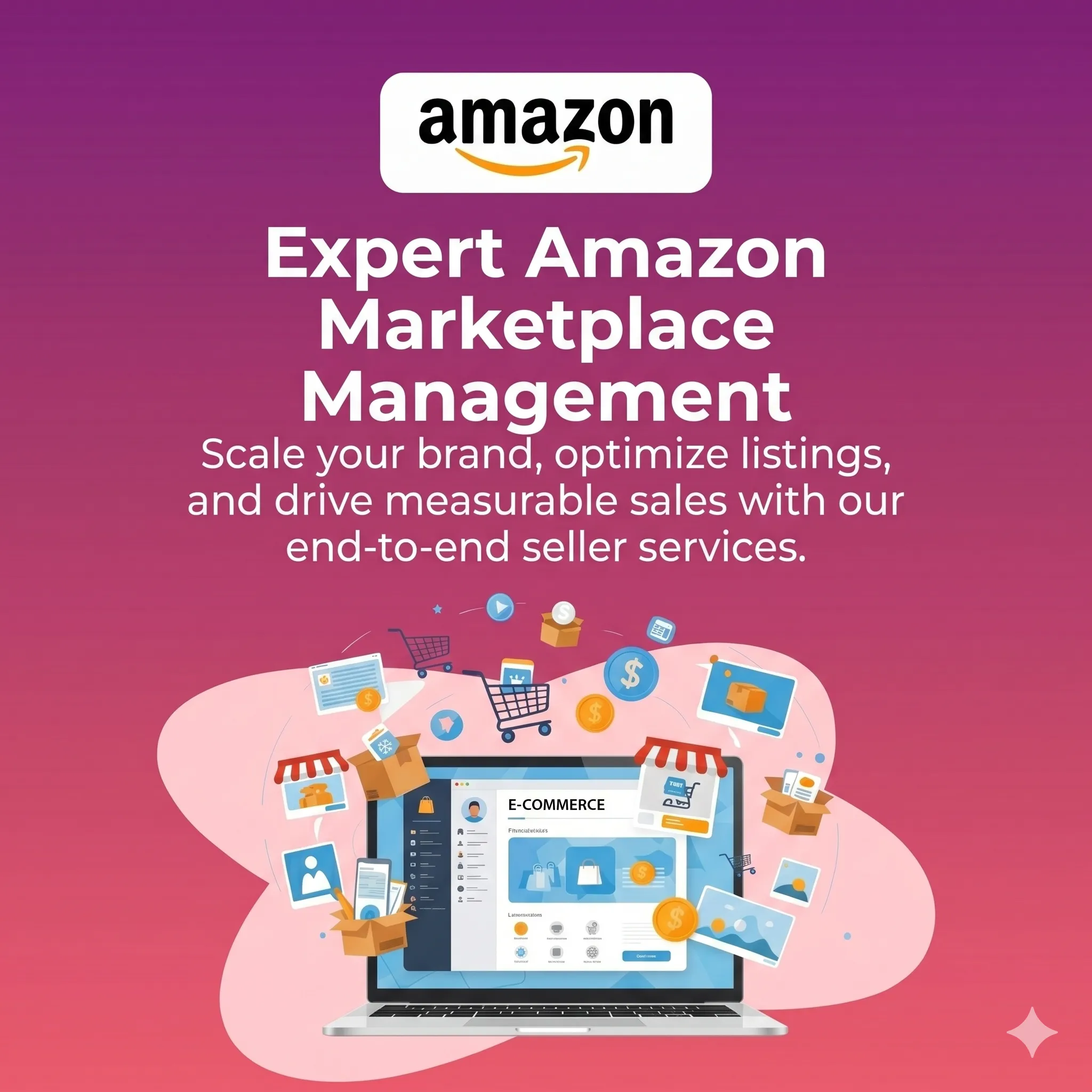 Your Amazon store, managed like it's our own.