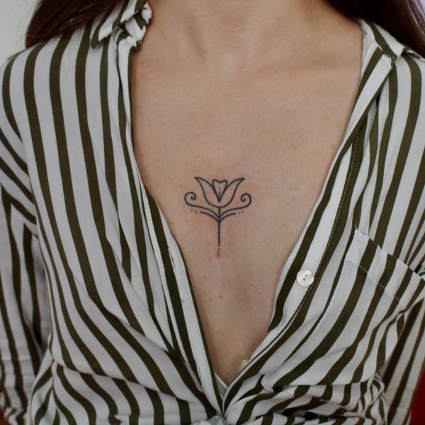 Tatuaż Geometryczny — bemu — Mila Tattoo Studio Kraków