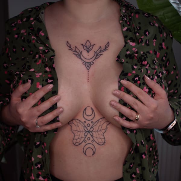 Tatuaż Graficzny — bemu — Mila Tattoo Studio Kraków