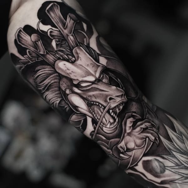 Tatuaż Anime — dima — Mila Tattoo Studio Kraków
