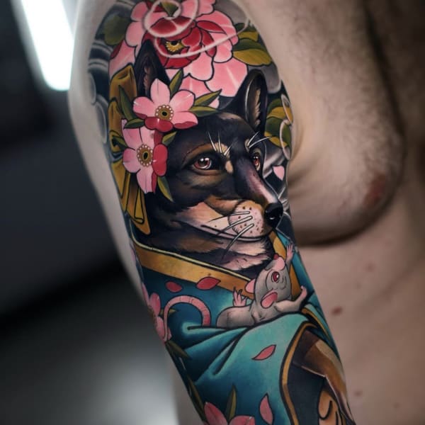 Tatuaż Cartoon — dima — Mila Tattoo Studio Kraków