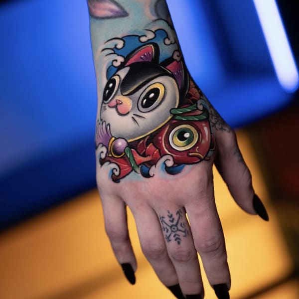 Tatuaż Cartoon — dima — Mila Tattoo Studio Kraków