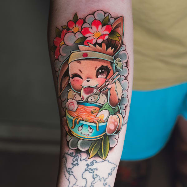 Tatuaż Anime — dima — Mila Tattoo Studio Kraków
