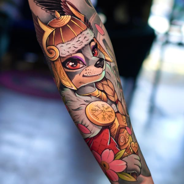 Tatuaż Neojaponia — dima — Mila Tattoo Studio Kraków