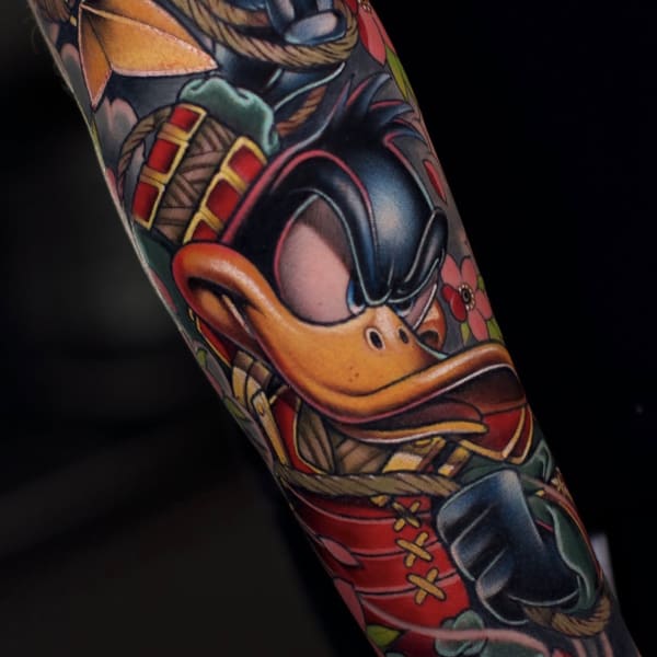 Tatuaż Cartoon — dima — Mila Tattoo Studio Kraków