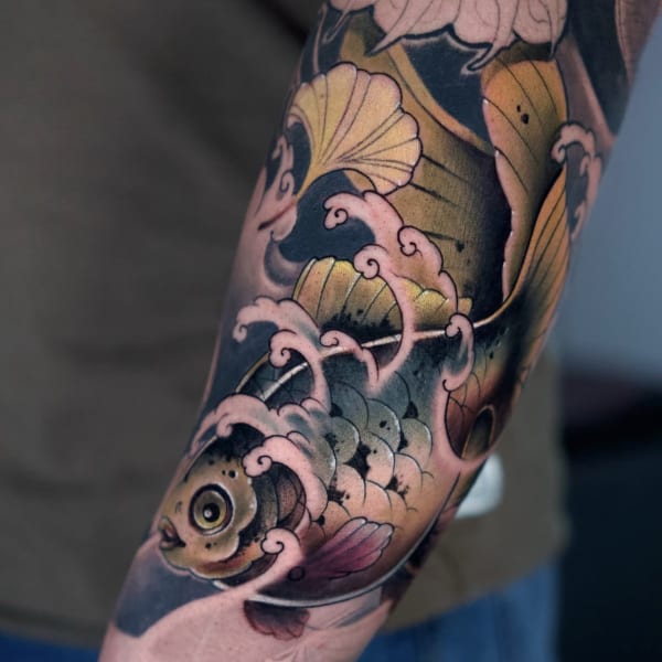 Tatuaż Botaniczny — dima — Mila Tattoo Studio Kraków