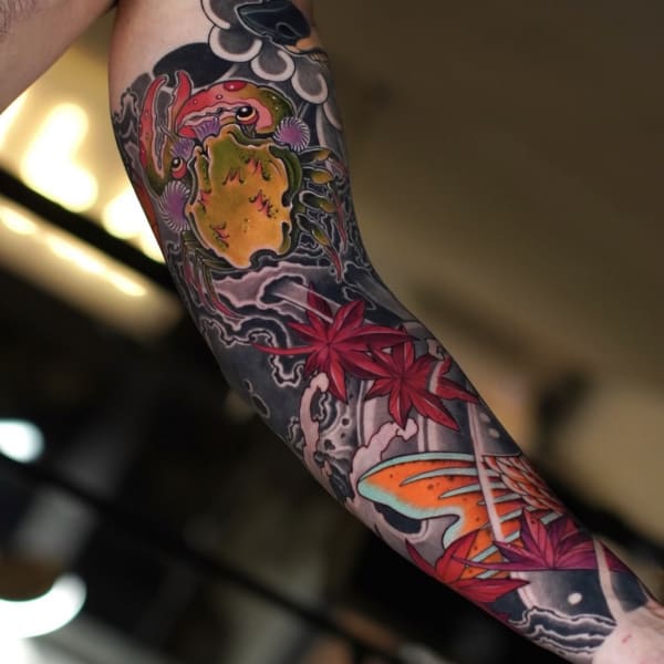 Tatuaż Botaniczny — dima — Mila Tattoo Studio Kraków