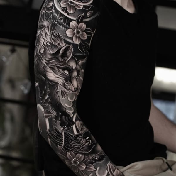 Tatuaż Botaniczny — dima — Mila Tattoo Studio Kraków