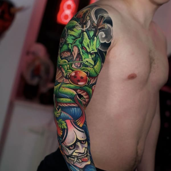 Tatuaż Anime — dima — Mila Tattoo Studio Kraków
