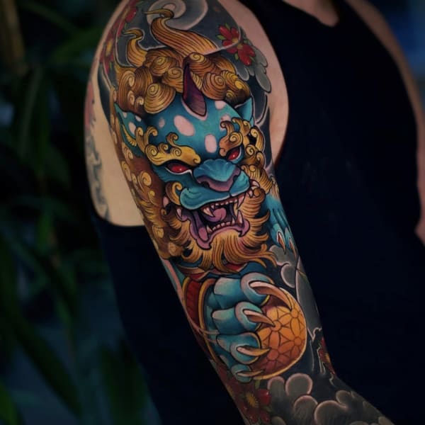 Tatuaż Neojaponia — dima — Mila Tattoo Studio Kraków