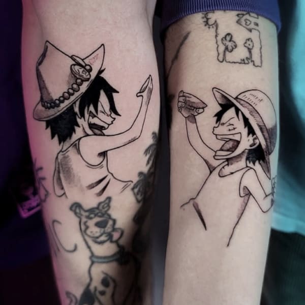 Tatuaż Anime — nyni — Mila Tattoo Studio Kraków