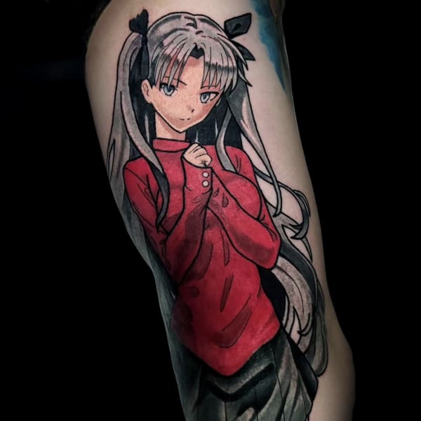 Tatuaż Anime — nyni — Mila Tattoo Studio Kraków