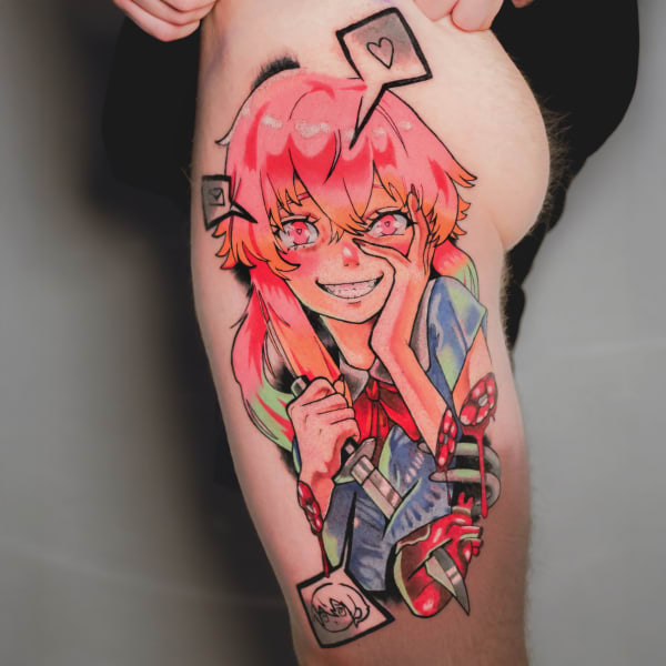 Tatuaż Anime — nyni — Mila Tattoo Studio Kraków