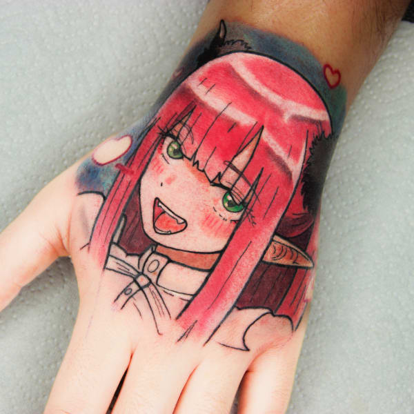 Tatuaż Anime — nyni — Mila Tattoo Studio Kraków