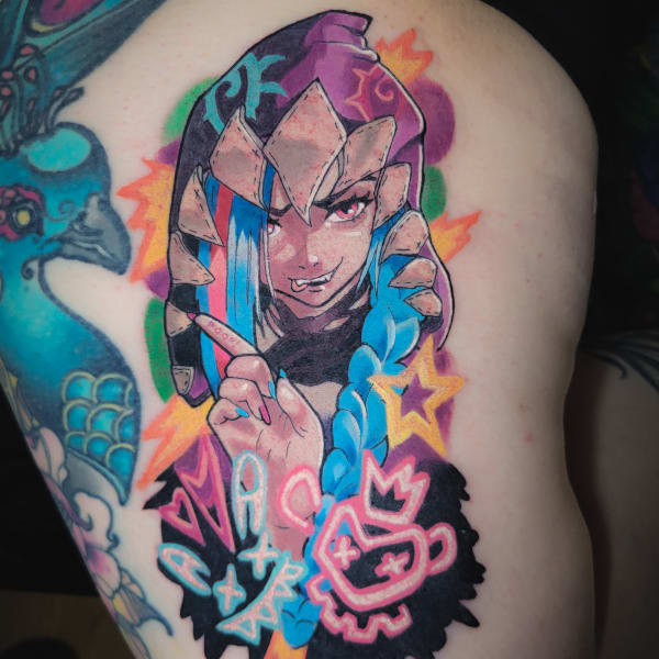 Tatuaż Anime — nyni — Mila Tattoo Studio Kraków