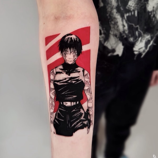 Tatuaż Anime — nyni — Mila Tattoo Studio Kraków