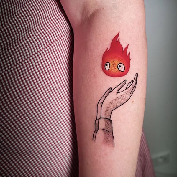 Tatuaż Anime — nyni — Mila Tattoo Studio Kraków