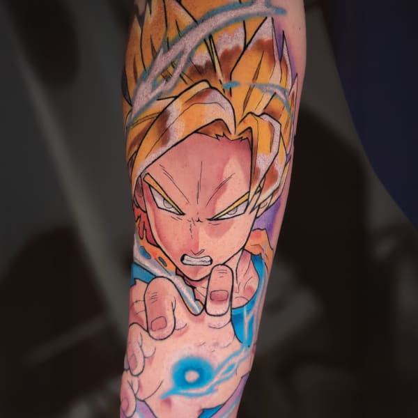 Tatuaż Anime — nyni — Mila Tattoo Studio Kraków