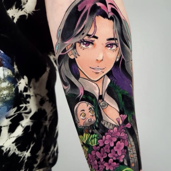 Tatuaż Anime — nyni — Mila Tattoo Studio Kraków