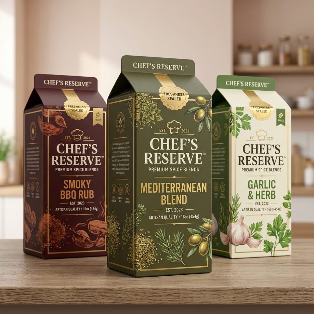 Custom Printed Seasoning Packaging