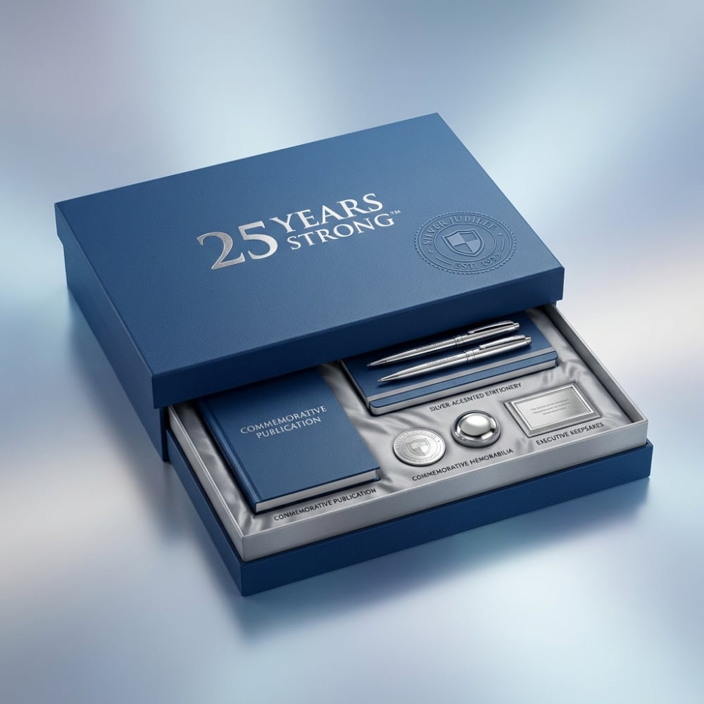 Gift Kit for Silver Jubilee Anniversary