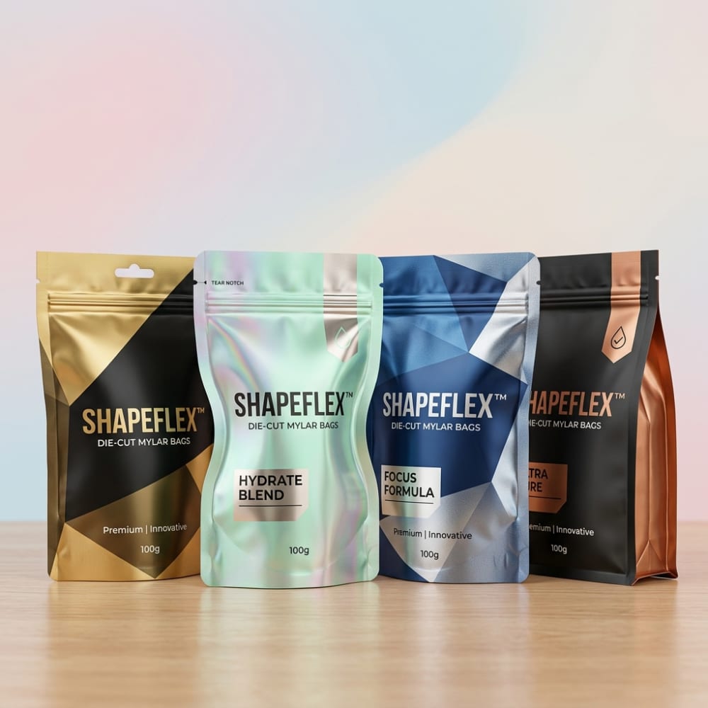 Die-cut Mylar Bags