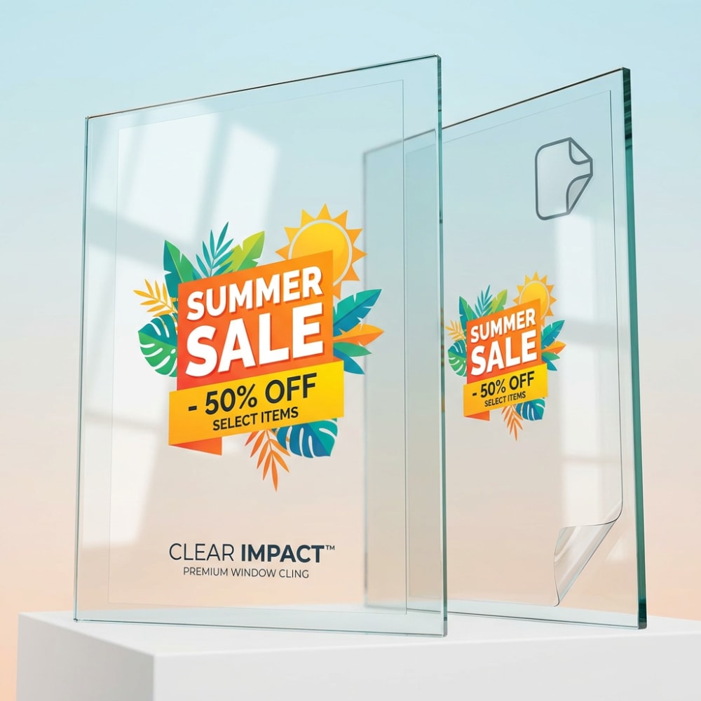 Custom Printed Window Clings