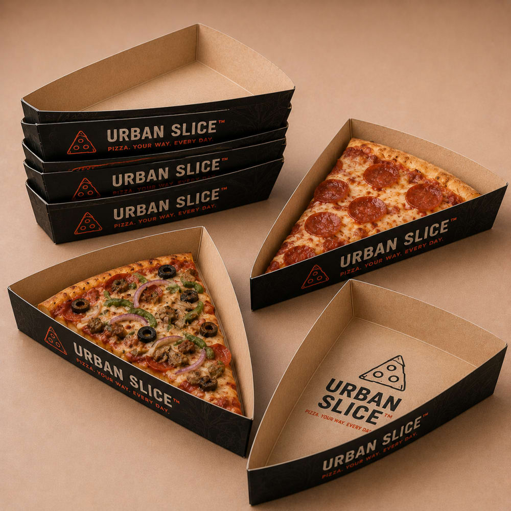 Pizza Slice Paper Trays