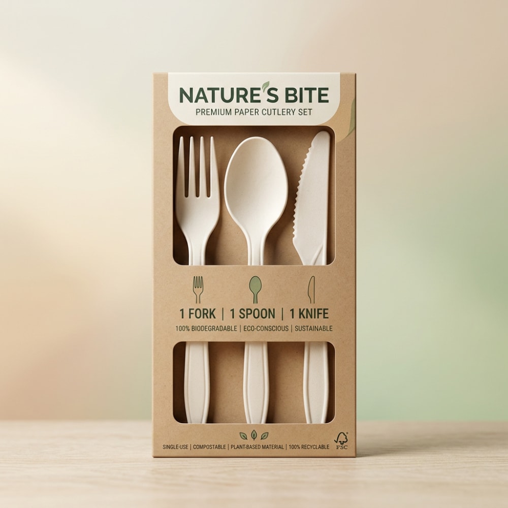 Disposable Paper Cutlery