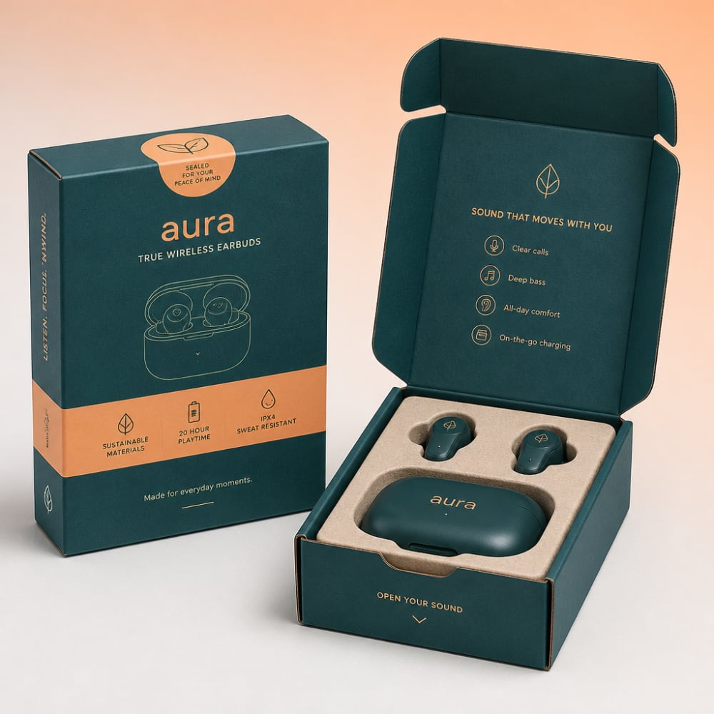 Earbud Packaging Boxes