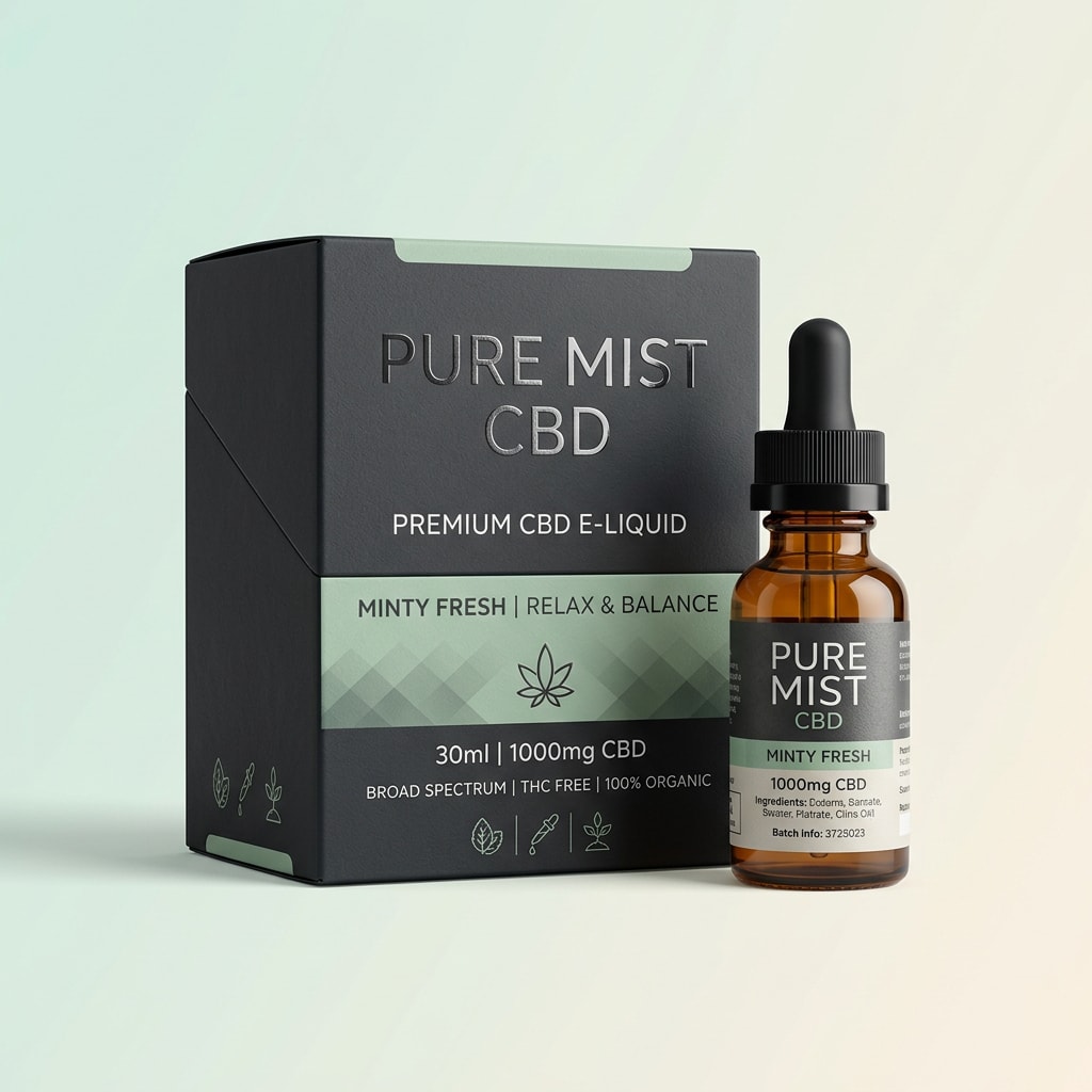 CBD E Liquid Boxes — view 1