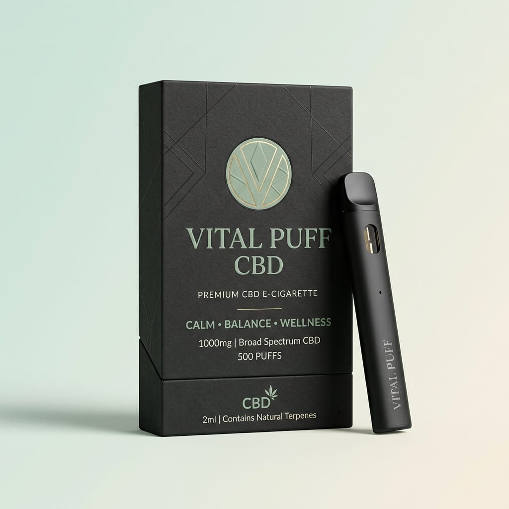 CBD E Cigarette Boxes — view 1