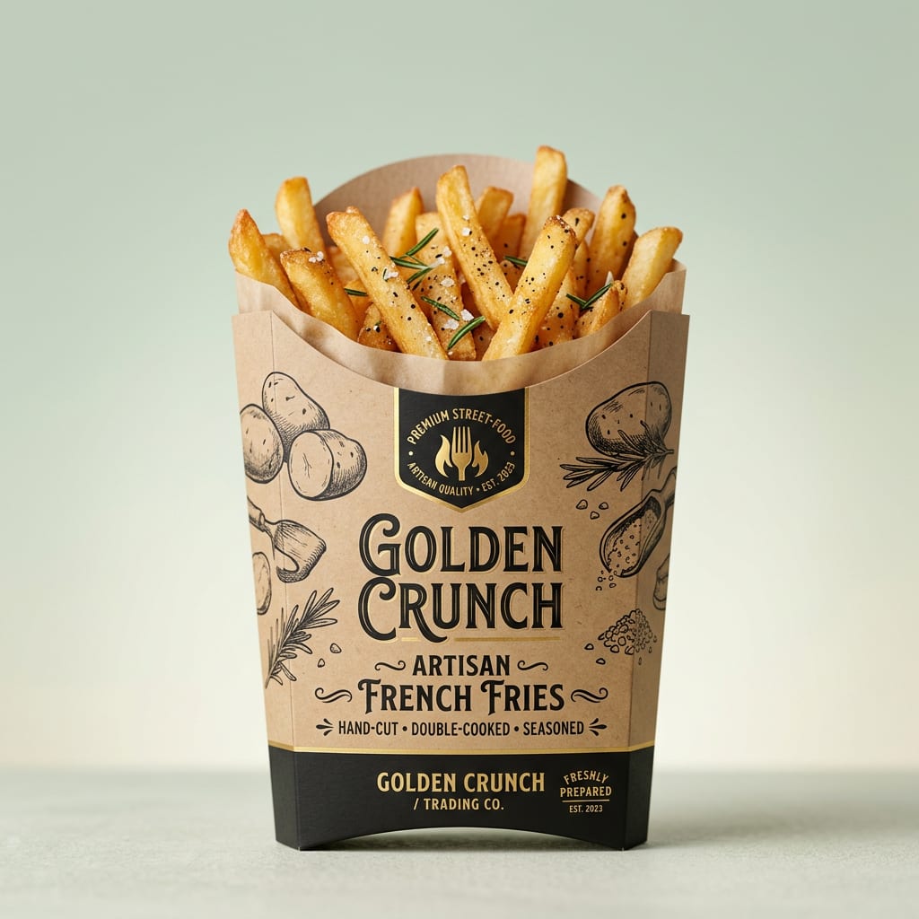 Custom French Fry Boxes — view 1