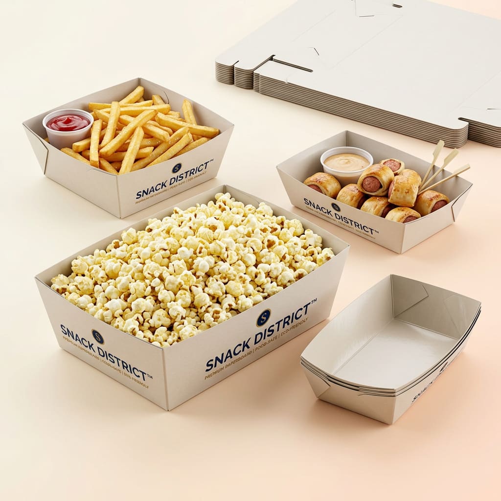 Disposable Snack Trays — view 1