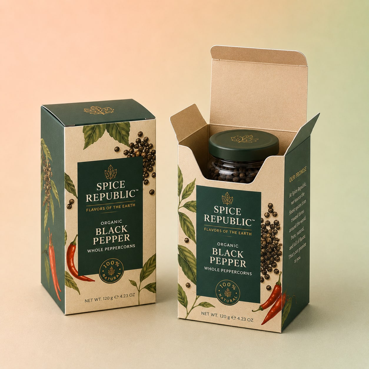Custom Printed Spices Packaging — view 1