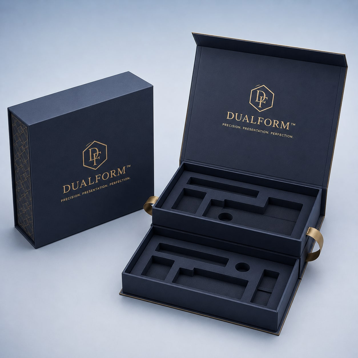 Full Flat Double Tray Boxes — view 1