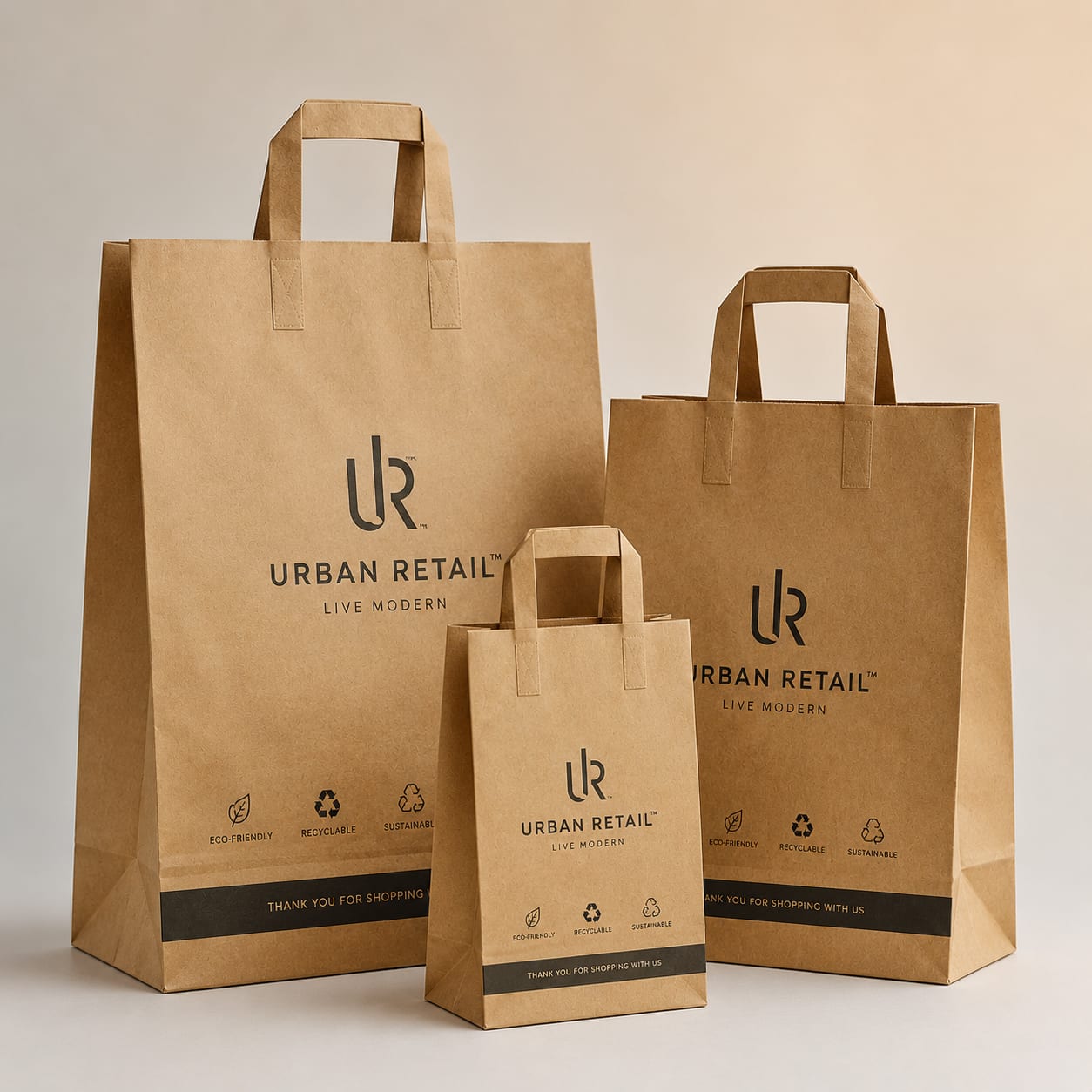 Loop Handle Paper Bags — view 1