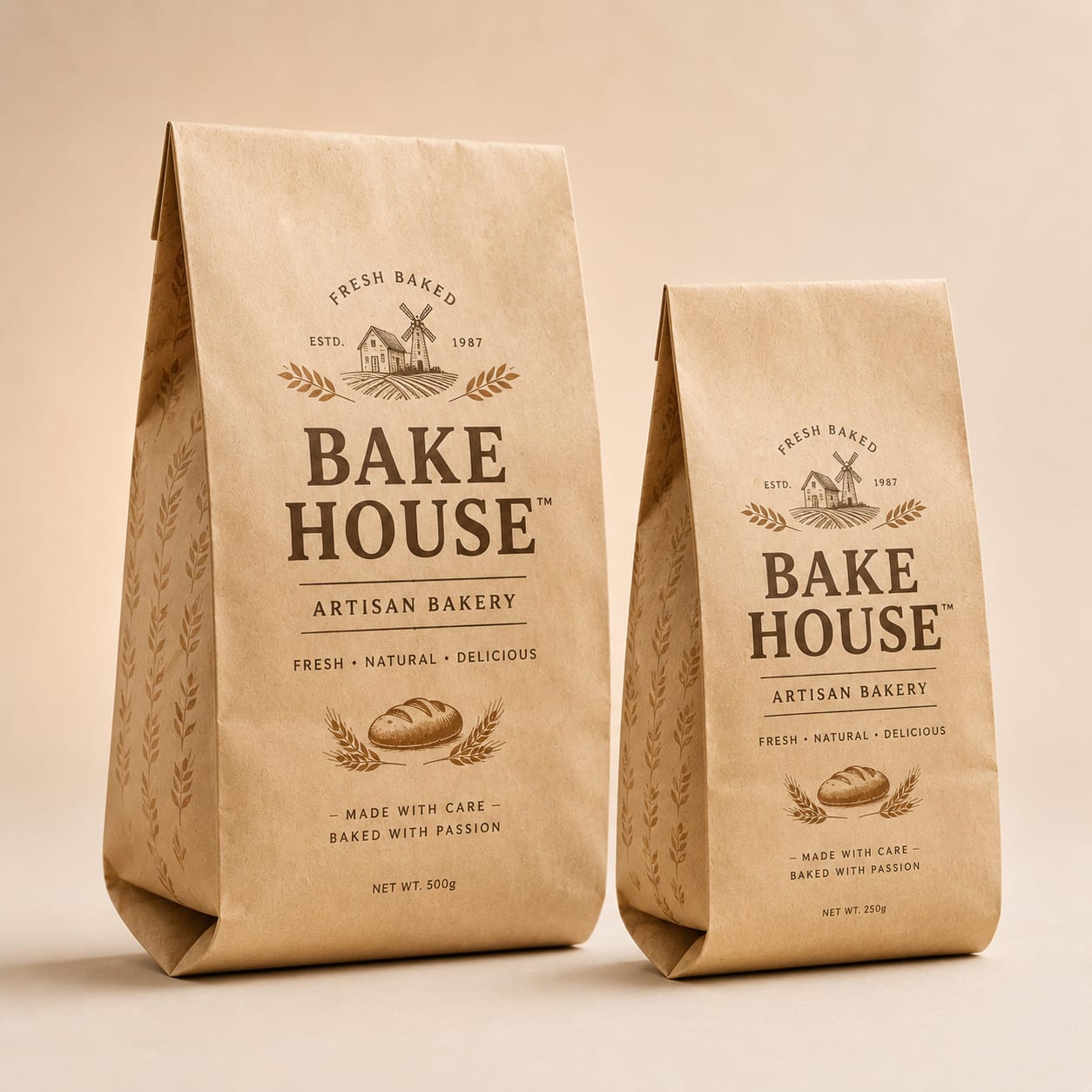 Pinch Bottom Paper Bags — view 1