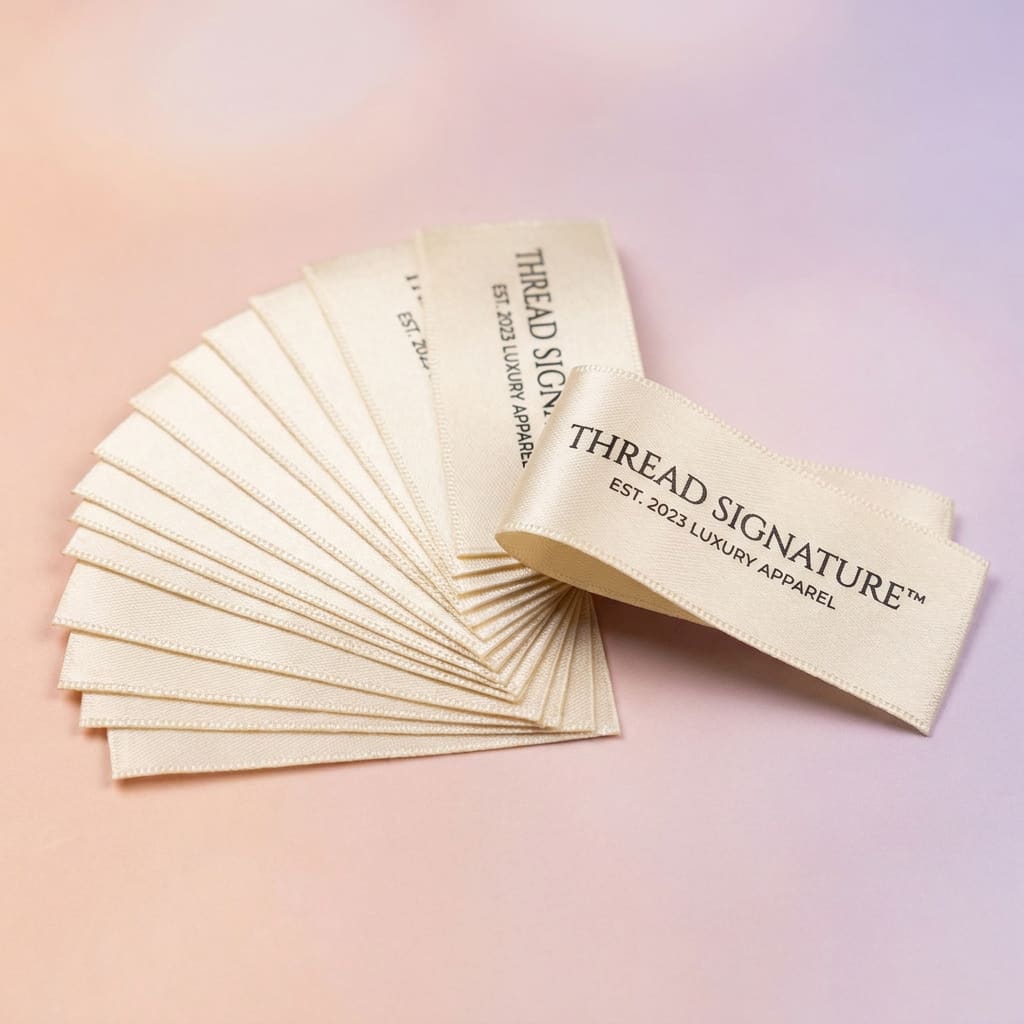 Printed Satin Labels — view 1
