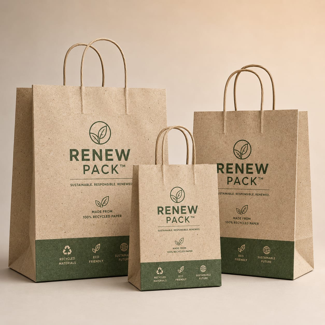 Recycled Paper Bags — view 1