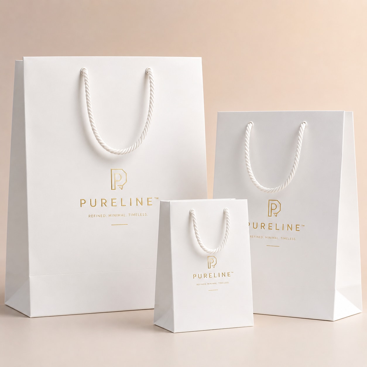 White Paper Bags — view 1