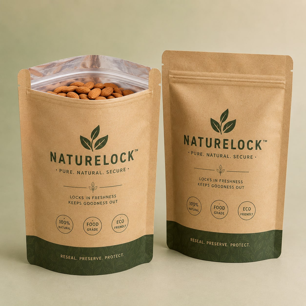 Zip Lock Paper Bags — view 1