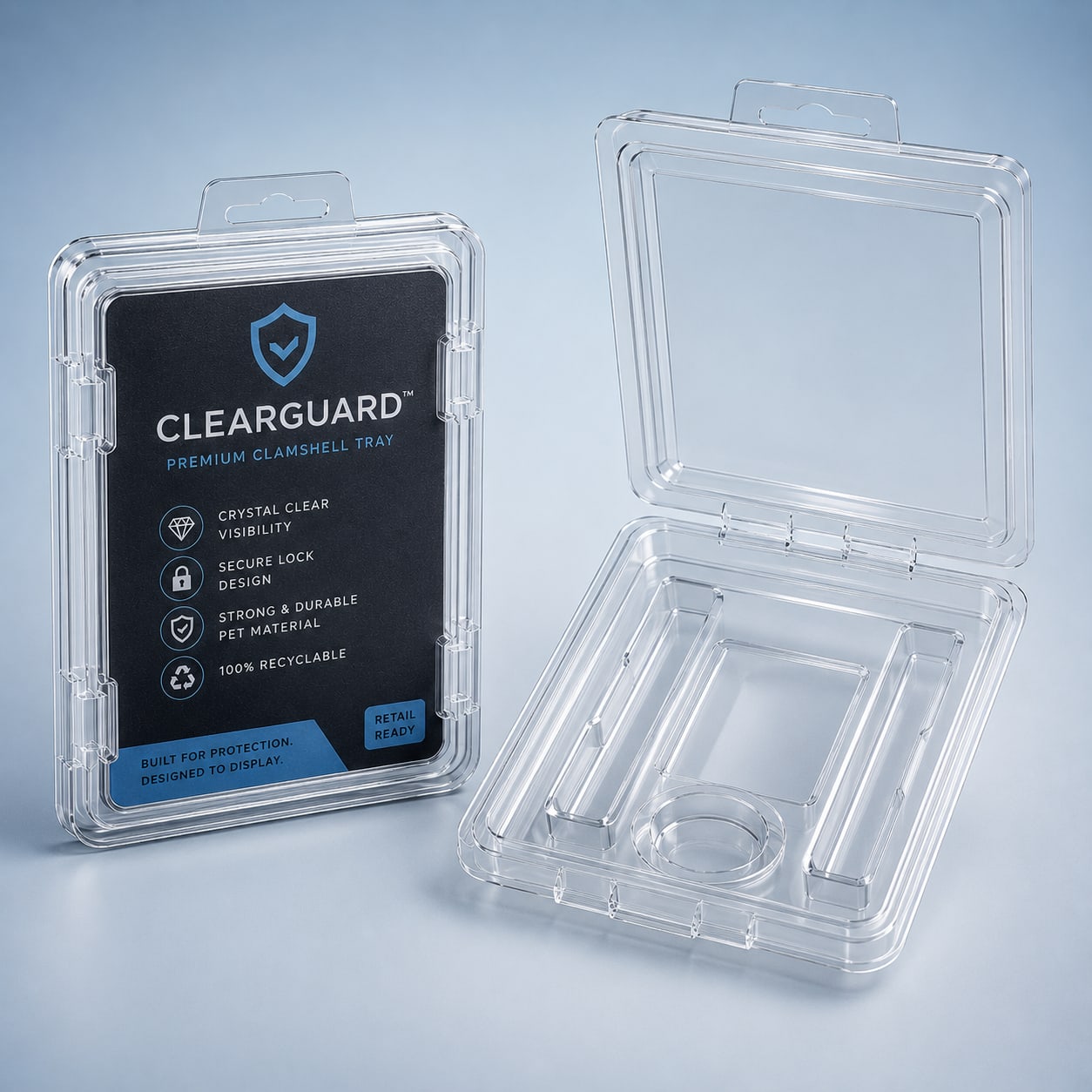 Clamshell Tray — view 1