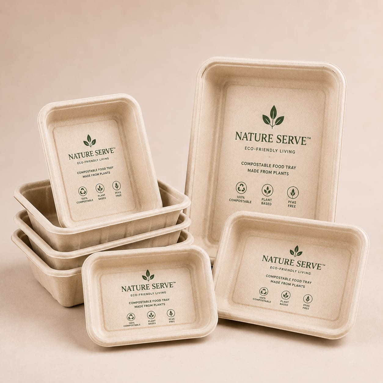 Compostable Food Trays — view 1