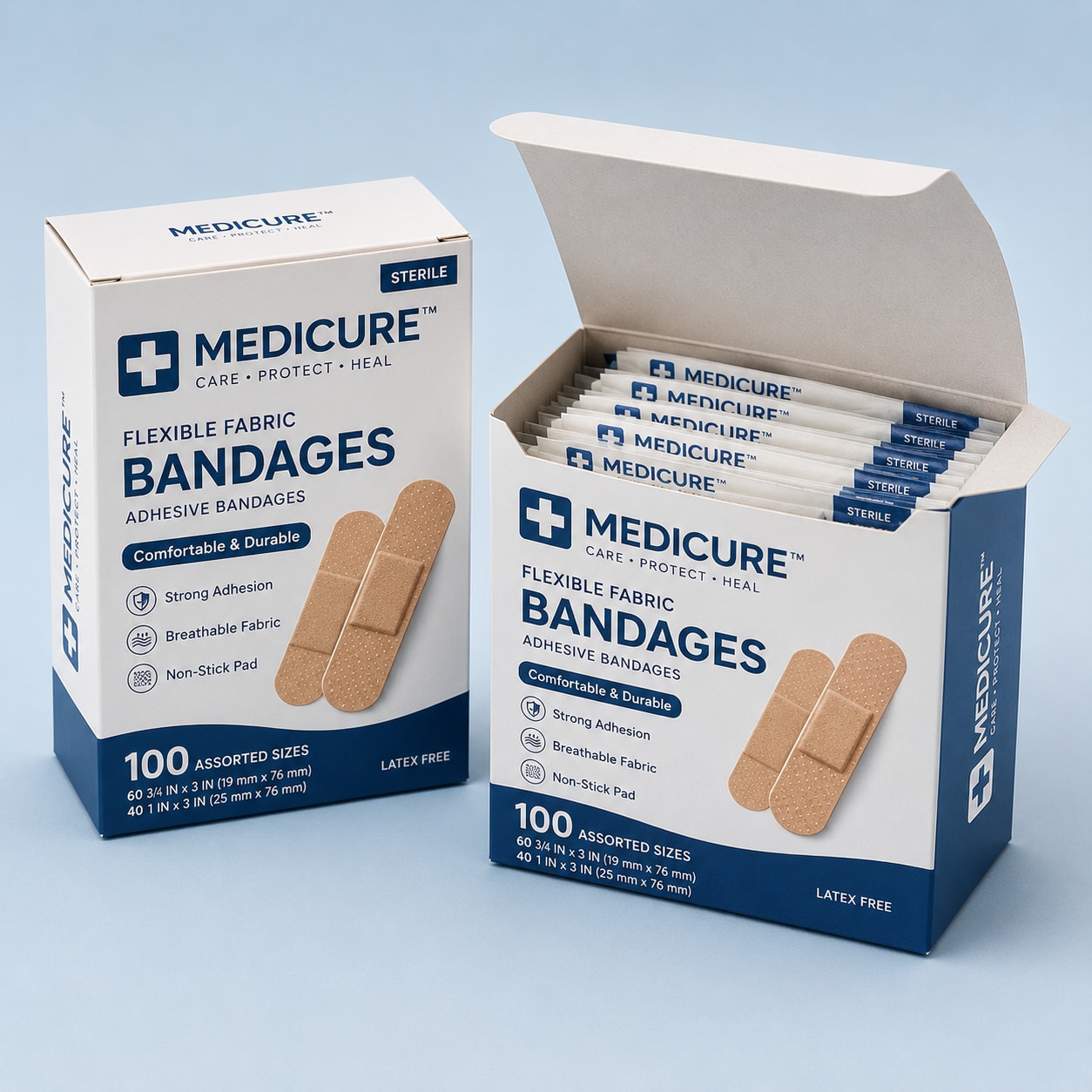 Custom Bandage Boxes — view 1